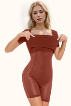 Load image into Gallery viewer, Basic Bae Full Size Built-In Shapewear Square Neck Short Sleeve Dress
