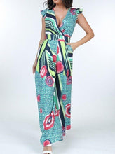 Load image into Gallery viewer, Mint Multi Ruffle Sleeve Jumpsuit
