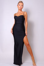 Load image into Gallery viewer, Spaghetti Strap Slit Maxi Dress

