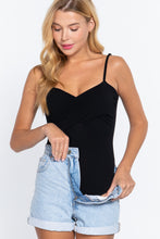 Load image into Gallery viewer, Twisted Cami Bodysuit W/bra Cup
