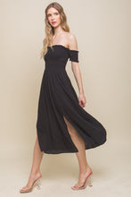 Load image into Gallery viewer, Flowy Off The Shoulder Dress
