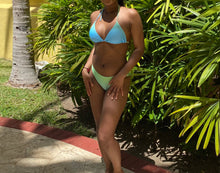 Load image into Gallery viewer, Blue and Green Bikini
