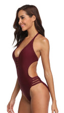 Load image into Gallery viewer, One-piece Back Tie Swimsuit
