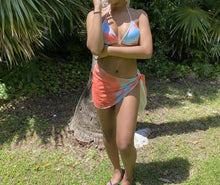Load image into Gallery viewer, Tie-Dyed Three Piece Bikini
