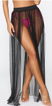 Load image into Gallery viewer, Sexy Mesh High Slit Skirt Cover-up
