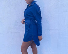 Load image into Gallery viewer, Button Up Denim Dress
