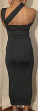 Load image into Gallery viewer, Black One Shoulder Dress
